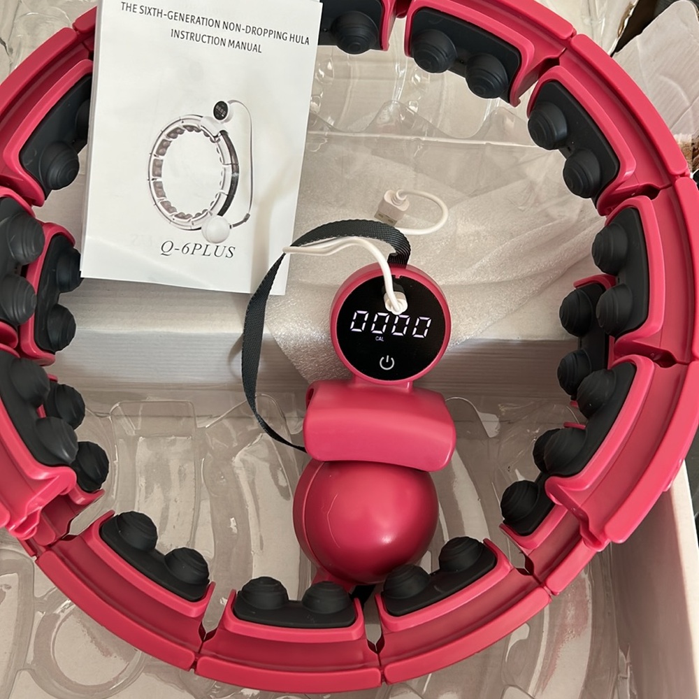 *SALE* New Q-6PLUS Smart Hula Hoop Electronic - Picture 2 of 8